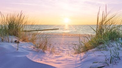 Sonnenuntergang an der Ostsee