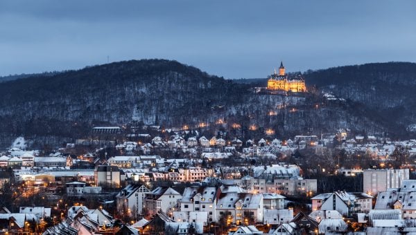 Wernigerode in einer Winternacht